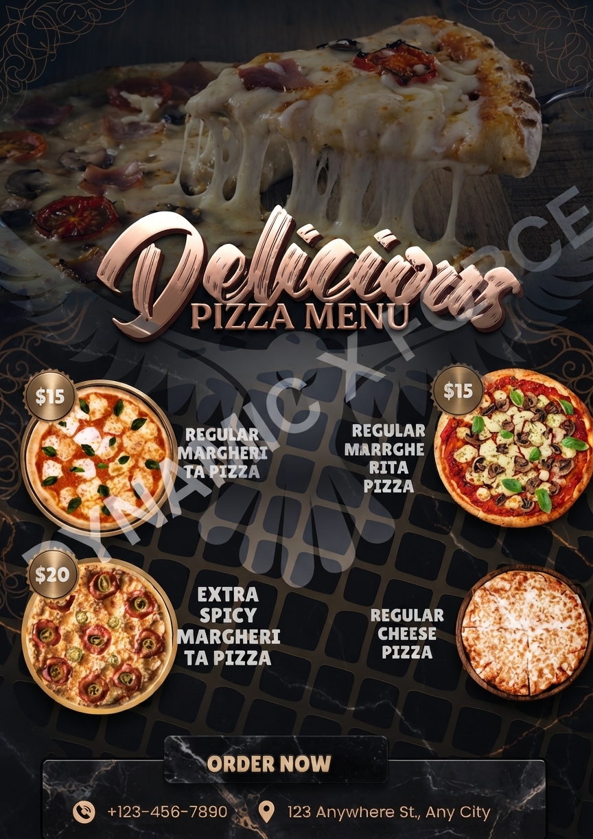 Restaurant Poster Graphic